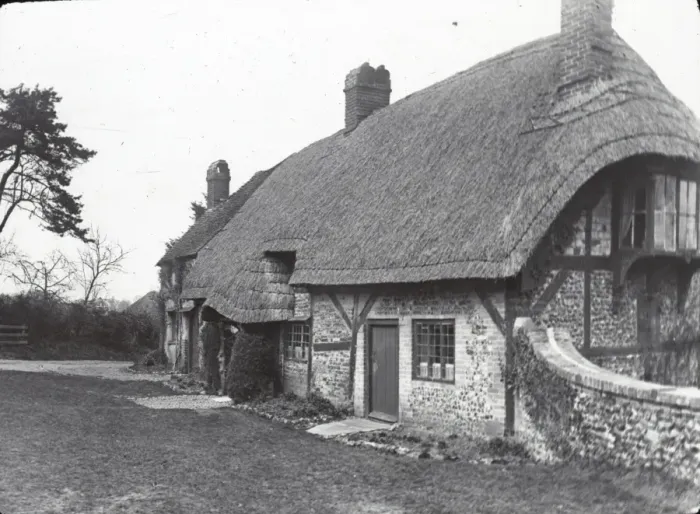Framed Print : Life of Charles Dickens - Old Cottage on the Wiltshire Avon Framed Print : Life of Charles Dickens - Old Cottage on the Wiltshire Avon