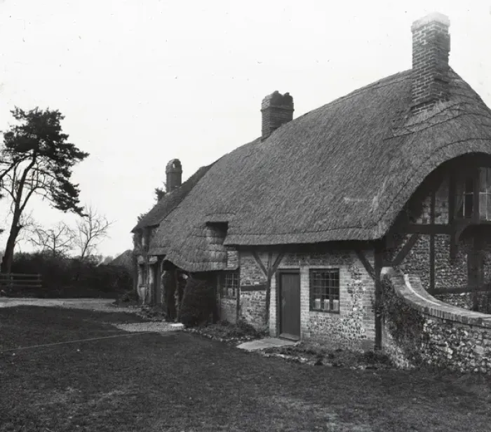 Framed Print : Life of Charles Dickens - Old Cottage on the Wiltshire Avon Framed Print : Life of Charles Dickens - Old Cottage on the Wiltshire Avon