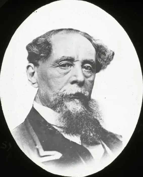 Framed Print : Life of Charles Dickens - Portrait of Charles Dickens