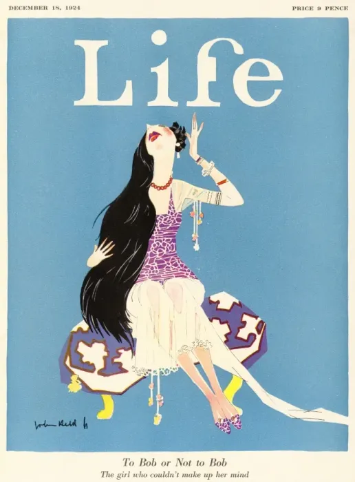 Framed Print : Life / Fashion, hair 1924 Framed Print : Life / Fashion, hair 1924
