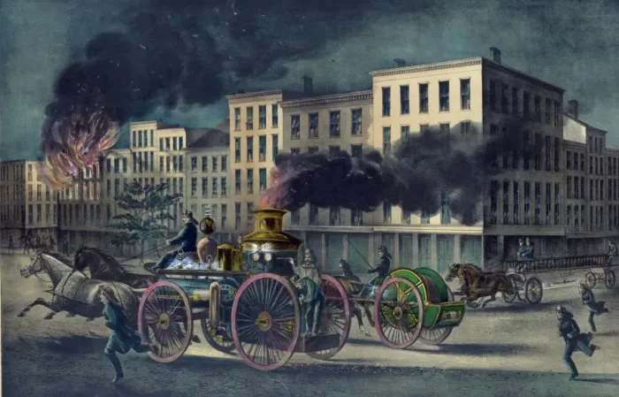 Framed Print : The life of a fireman: the metropolitan system Framed Print : The life of a fireman: the metropolitan system