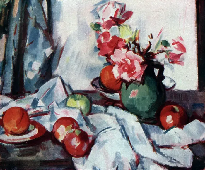 Framed Print : Still Life Fruit and Flowers Framed Print : Still Life Fruit and Flowers
