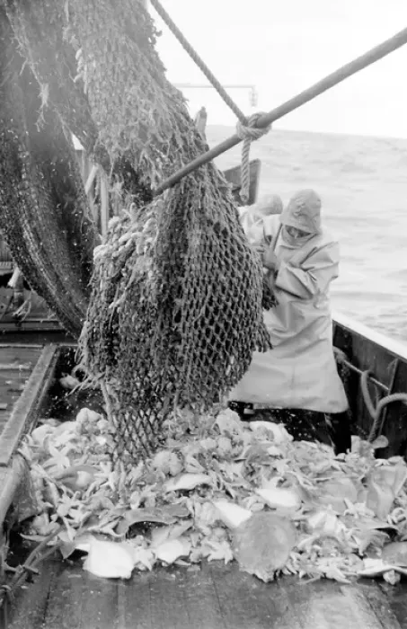 Framed Print : Life on a North Sea trawler