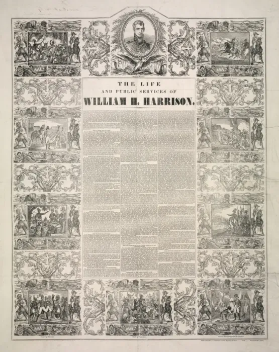 Framed Print : The life and public services of William H. Harrison Framed Print : The life and public services of William H. Harrison