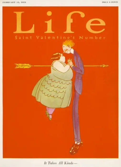 Framed Print : Life / Saint Valentines Day 1924 Framed Print : Life / Saint Valentines Day 1924