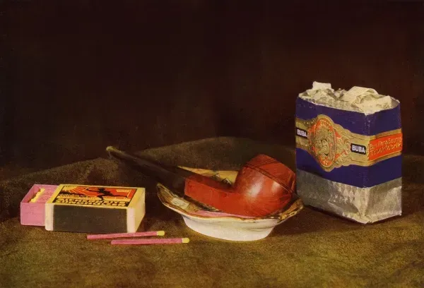 1929 Still Life Print: Tobacco, Pipe & Matches. Art Prints, Posters &  Puzzles from Mary Evans