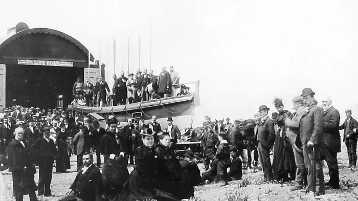 Framed Print : A Lifeboat Demonstration Day Framed Print : A Lifeboat Demonstration Day