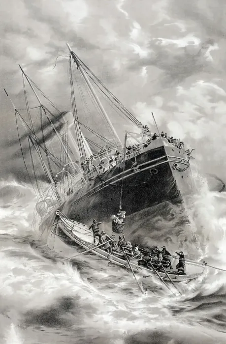 Framed Print : Lifeboat rescue Framed Print : Lifeboat rescue