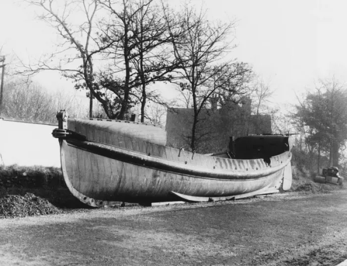 Framed Print : Lifeboat on Roadside Framed Print : Lifeboat on Roadside
