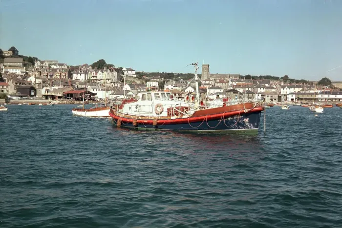 Framed Print : The lifeboat, Salcombe Framed Print : The lifeboat, Salcombe