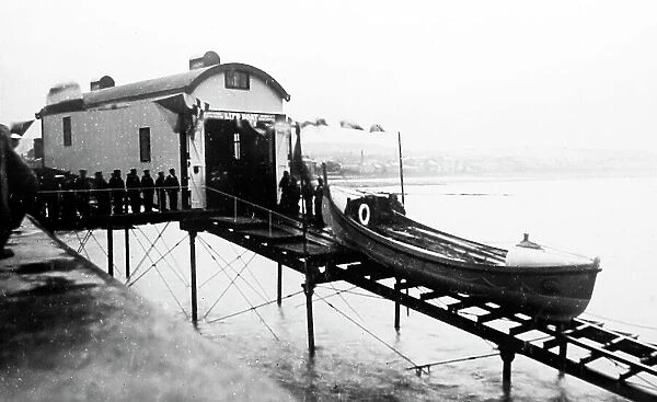 Lifeboat Station, Carrickfergus, Ireland, early 1900s