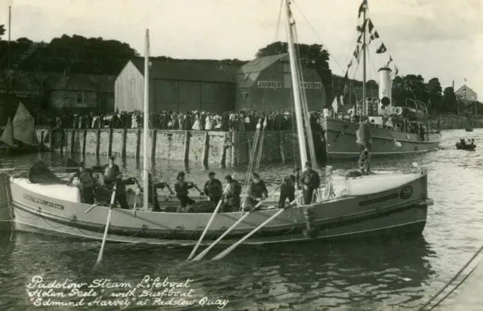 Framed Print : Lifeboats at Padstow, Cornwall Framed Print : Lifeboats at Padstow, Cornwall