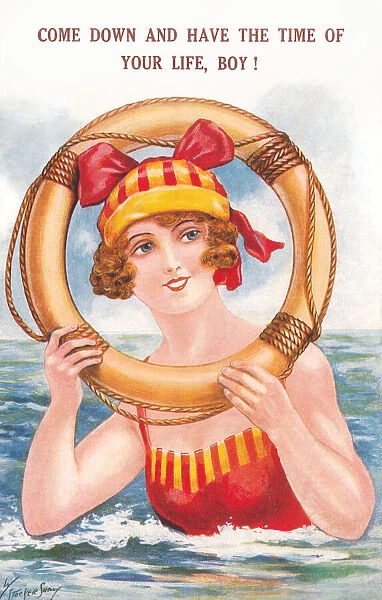 Lifebuoy. Come down and have the time of your life, boy