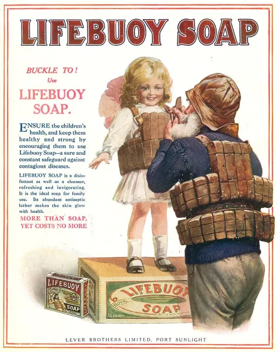 Framed Print : Lifebuoy Soap Advertisement Framed Print : Lifebuoy Soap Advertisement
