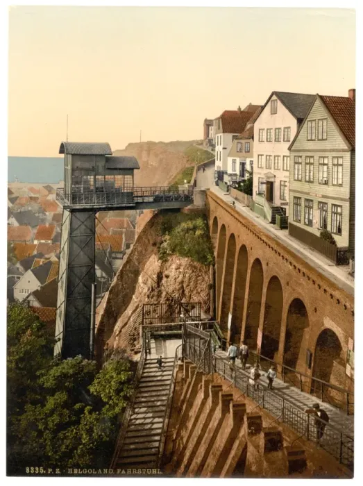 Framed Print : The Lift, Helgoland, Germany Framed Print : The Lift, Helgoland, Germany