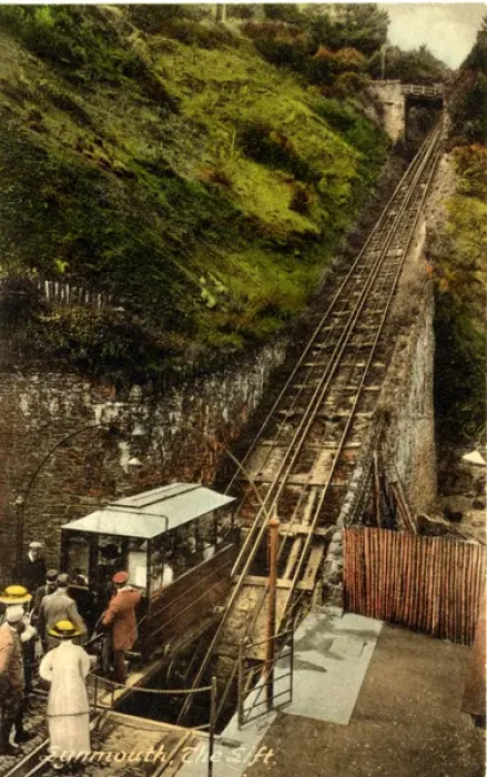 Framed Print : The Lift, Lynmouth, Devon Framed Print : The Lift, Lynmouth, Devon