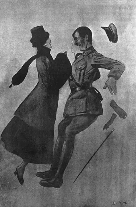Framed Print : The Lighter Side of Darker London, WW1 Framed Print : The Lighter Side of Darker London, WW1