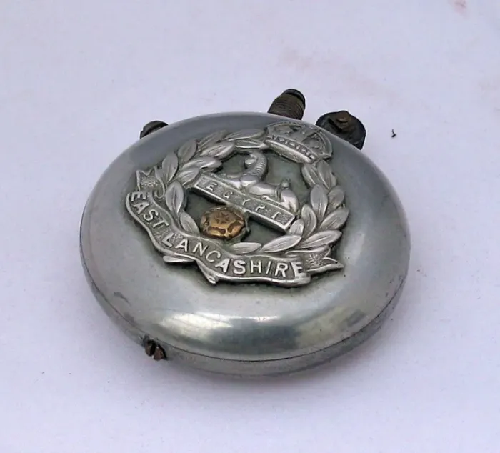 Framed Print : Lighter made from stainless steel pocket watch, WW1 Framed Print : Lighter made from stainless steel pocket watch, WW1
