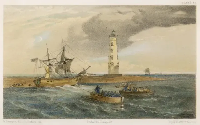 Framed Print : Lighthouse Chersonese Framed Print : Lighthouse Chersonese