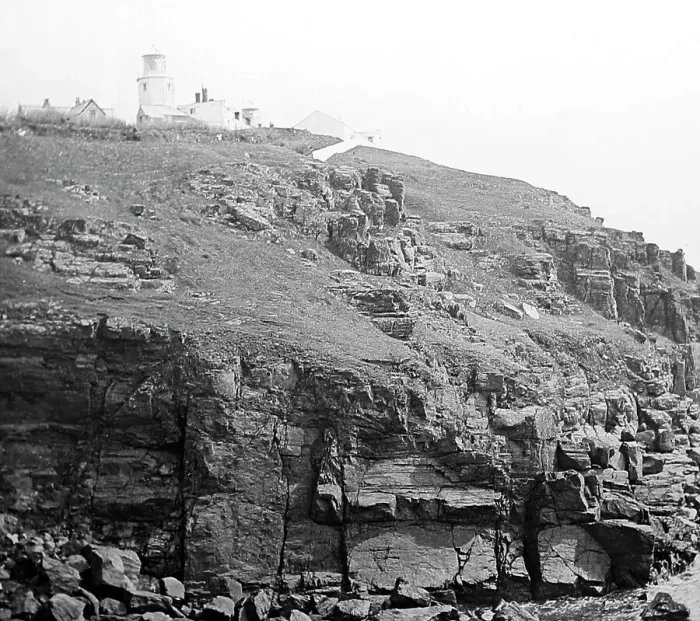 Framed Print : Lighthouse, The Lizard, Cornwall, Victorian period Framed Print : Lighthouse, The Lizard, Cornwall, Victorian period