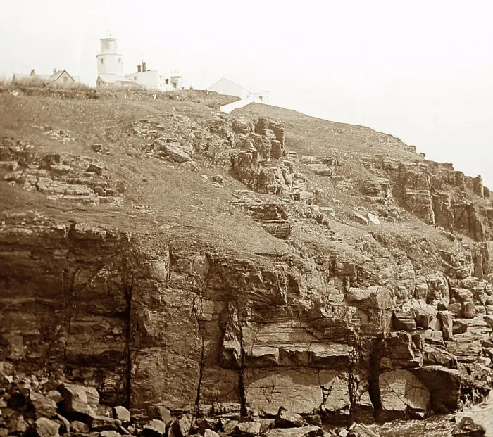 Framed Print : Lighthouse, The Lizard, Cornwall, Victorian period Framed Print : Lighthouse, The Lizard, Cornwall, Victorian period
