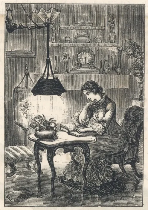 Framed Print : Lighting / Gas / The Pendu-light reading lamp Framed Print : Lighting / Gas / The Pendu-light reading lamp