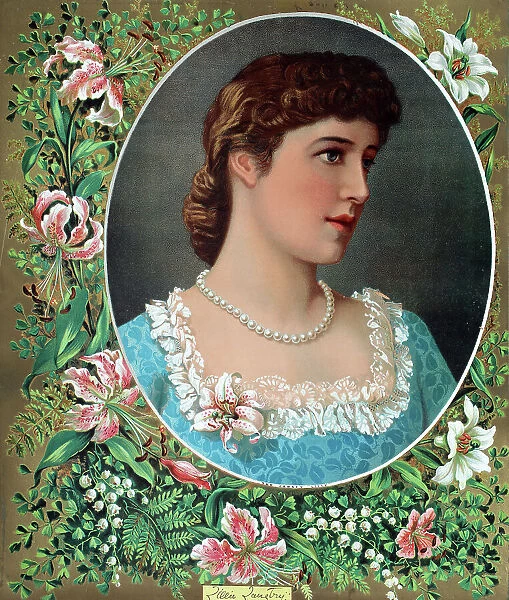 Lillie Langtry, British actress