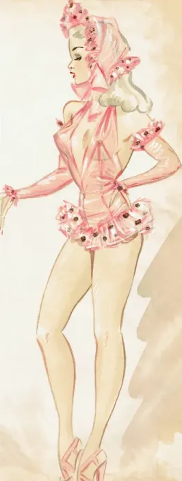 Framed Print : Lilly-Rose - Murrays Cabaret Club costume design Framed Print : Lilly-Rose - Murrays Cabaret Club costume design
