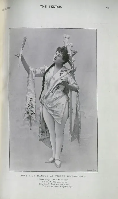 Framed Print : Lily Harold, actress, Prince Mi Yung Man, Dick Whittington Framed Print : Lily Harold, actress, Prince Mi Yung Man, Dick Whittington