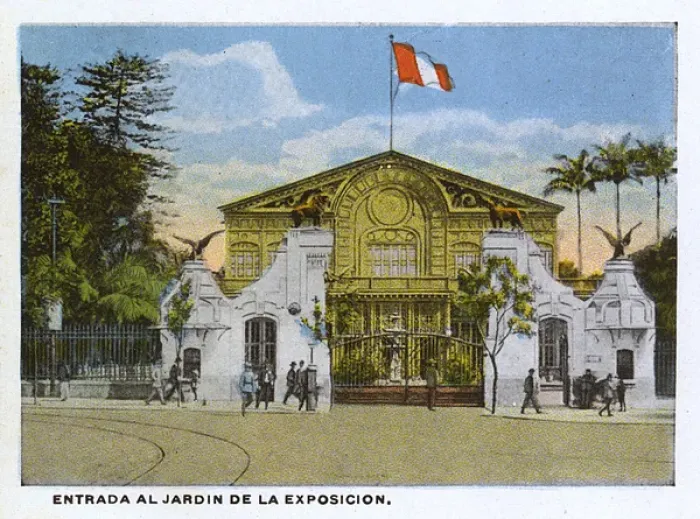 Framed Print : Lima - Peru - Grand Entrance to the Exhibition Gardens Framed Print : Lima - Peru - Grand Entrance to the Exhibition Gardens