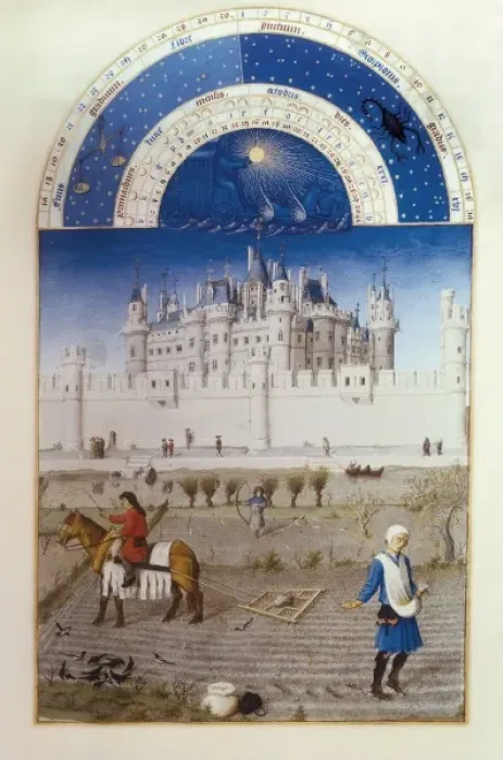 Framed Print : LIMBOURG, Jean (ca. 1370-1416); LIMBOURG, Herman Framed Print : LIMBOURG, Jean (ca. 1370-1416); LIMBOURG, Herman