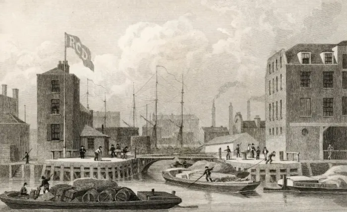 Framed Print : Limehouse Docks Framed Print : Limehouse Docks