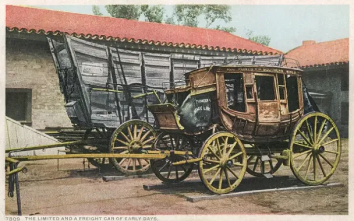 Framed Print : The Limited and Freight Car of a mining comany Framed Print : The Limited and Freight Car of a mining comany