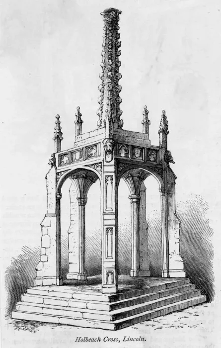 Framed Print : Lincoln. Holbeach Cross, Lincoln Framed Print : Lincoln. Holbeach Cross, Lincoln