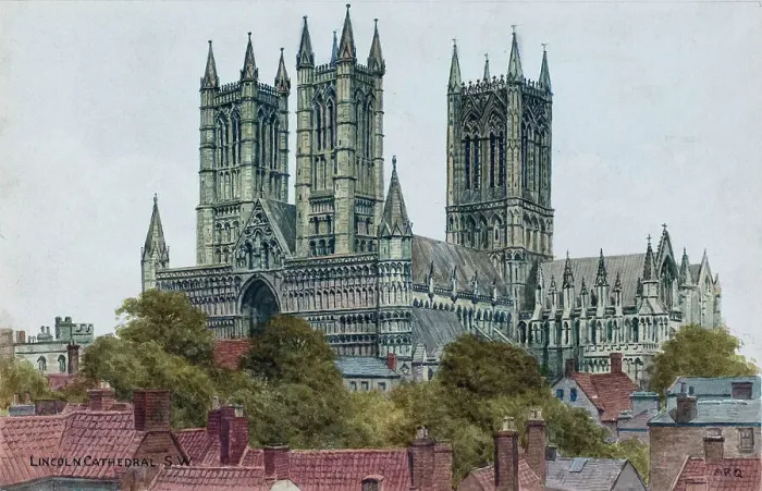 Framed Print : Lincoln Cathedral, Lincoln, Lincolnshire Framed Print : Lincoln Cathedral, Lincoln, Lincolnshire