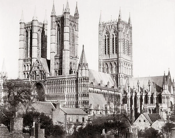 Lincoln Cathedral, Lincolnshire, c. 1870 s