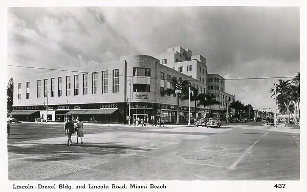 Lincoln-Drexel Building, Lincoln Road, Miami, Florida, USA