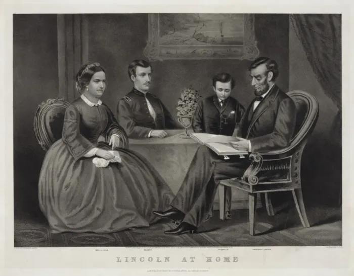 Framed Print : Lincoln at home Framed Print : Lincoln at home