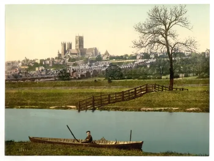 Framed Print : Lincoln, from S. E. Lincoln, England Framed Print : Lincoln, from S. E. Lincoln, England