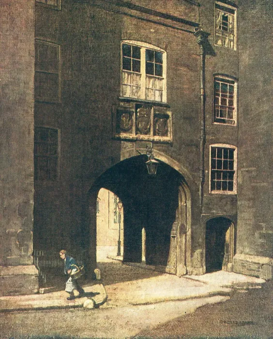 Framed Print : Lincoln's Inn Gateway Framed Print : Lincoln's Inn Gateway