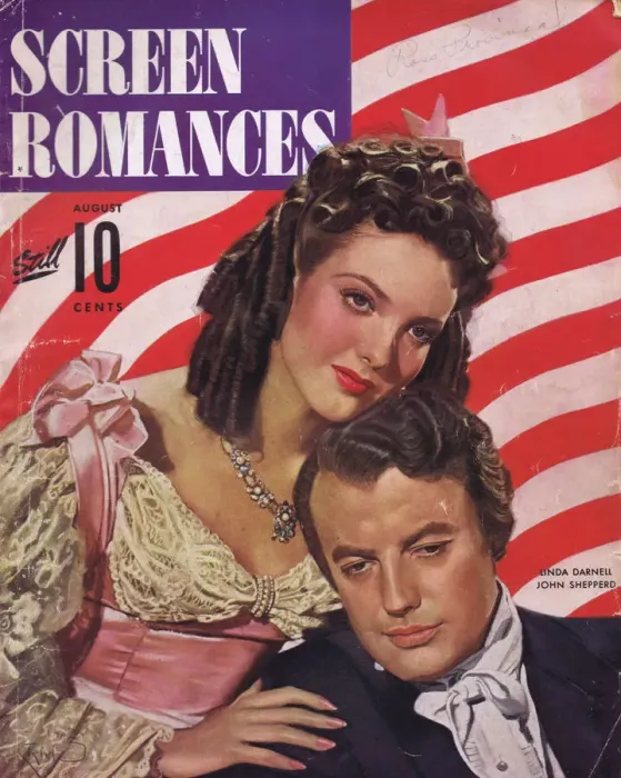 Framed Print : Linda Darnell & John Shepperd, The Loves of Edgar Allan Poe Framed Print : Linda Darnell & John Shepperd, The Loves of Edgar Allan Poe