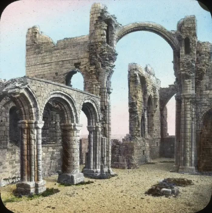 Framed Print : Lindisfarne Priory, Holy Island, Northumberland, England Framed Print : Lindisfarne Priory, Holy Island, Northumberland, England