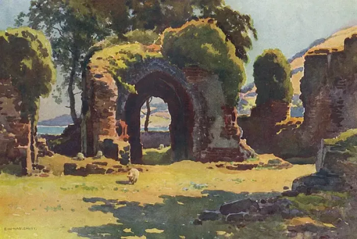 Framed Print : Lindores Abbey / Scotland Framed Print : Lindores Abbey / Scotland