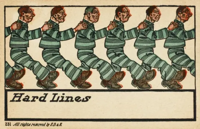 Framed Print : A line of convicts Framed Print : A line of convicts
