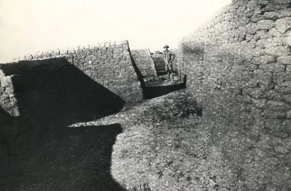 Part of the front line at Kut Al Amara, Mesopotamia, WW1