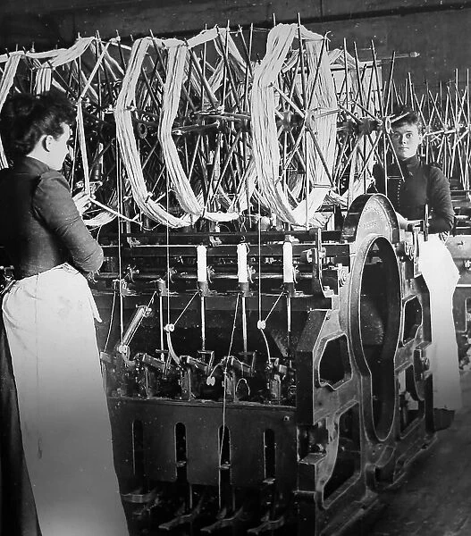 Linen manufacture, Cop winding machine
