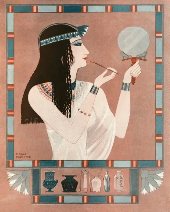 Framed Print : Lip stick in Tutankhamens day Framed Print : Lip stick in Tutankhamens day