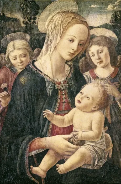 Framed Print : Lippi, Fra Filippino (1406-1469). Virgin Framed Print : Lippi, Fra Filippino (1406-1469). Virgin