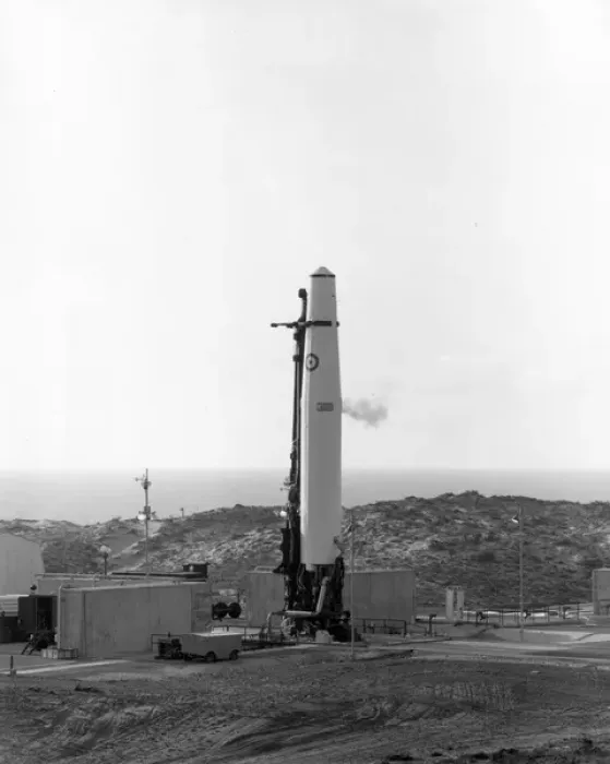 Framed Print : Liquid oxygen vapour escapes during pre-launch checkout Framed Print : Liquid oxygen vapour escapes during pre-launch checkout