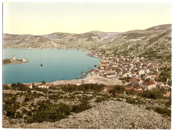 Framed Print : Lissa, from the west, Dalmatia, Austro-Hungary Framed Print : Lissa, from the west, Dalmatia, Austro-Hungary